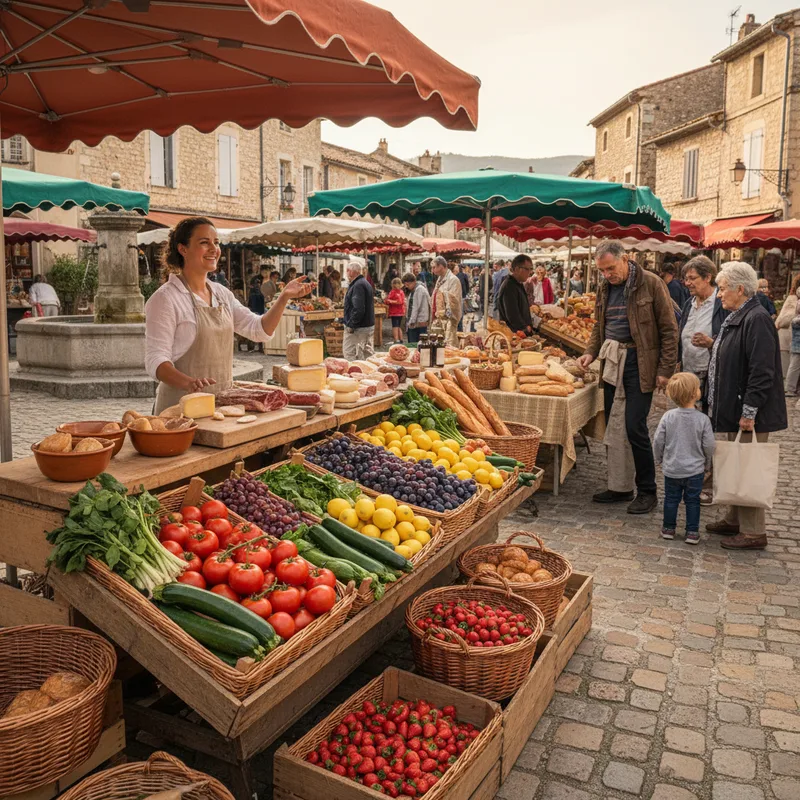 Marchés locaux : découvrir le terroir autour de son gîte