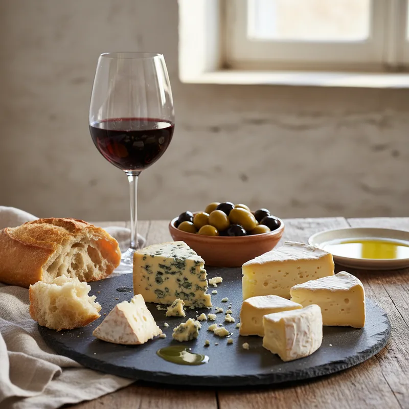 Marché local avec produits du terroir