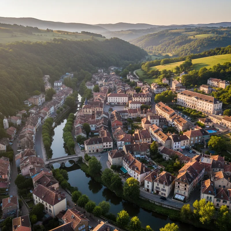 Village pittoresque de France